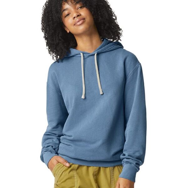 Garment-Dyed Lightweight Fleece Hooded Sweatshirt Thumbnail