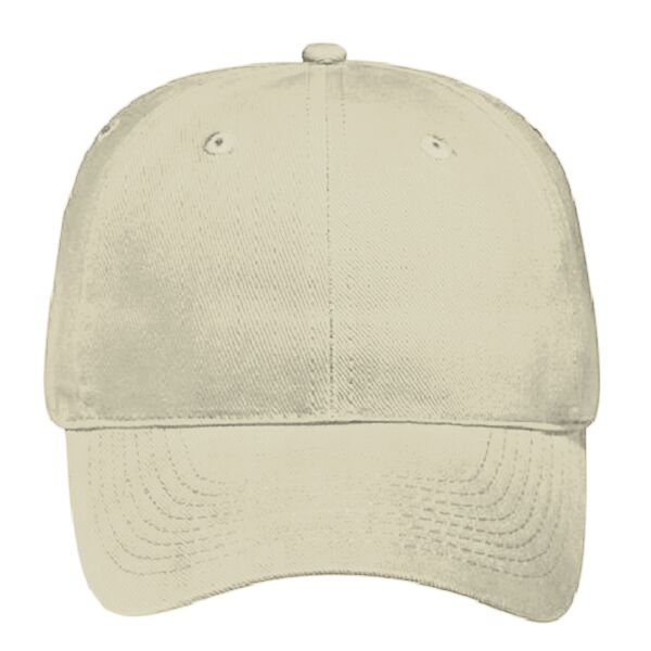 OTTO Brushed Bull Denim Six Panel Low Profile Baseball Cap Thumbnail