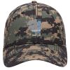 OTTO CAP Digital Camouflage 6 Panel Low Profile Baseball Cap Thumbnail